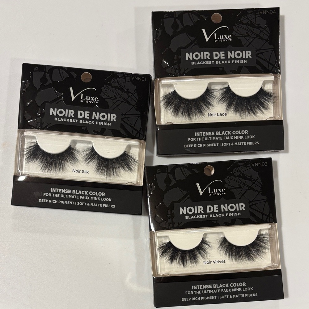 Envy Noir De Noir Lashes - Intense Black - 3 Pairs
